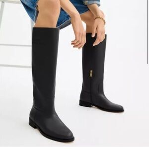 NWT Coach black boots size 7